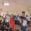 Poojya Swamiji quizzing the children